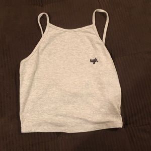 Halter cropped top